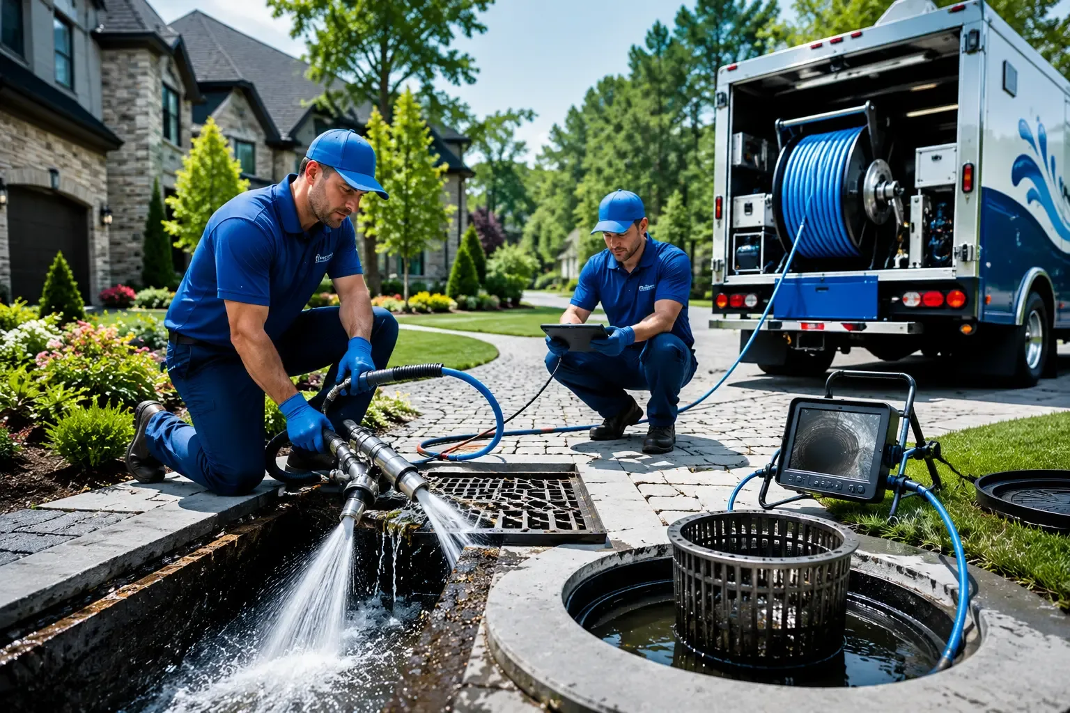 Local outdoor drain cleaning professionals in Hubert, NC